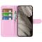  Google Pixel 8 Pro Fodral Litchi Textur Ljus Rosa