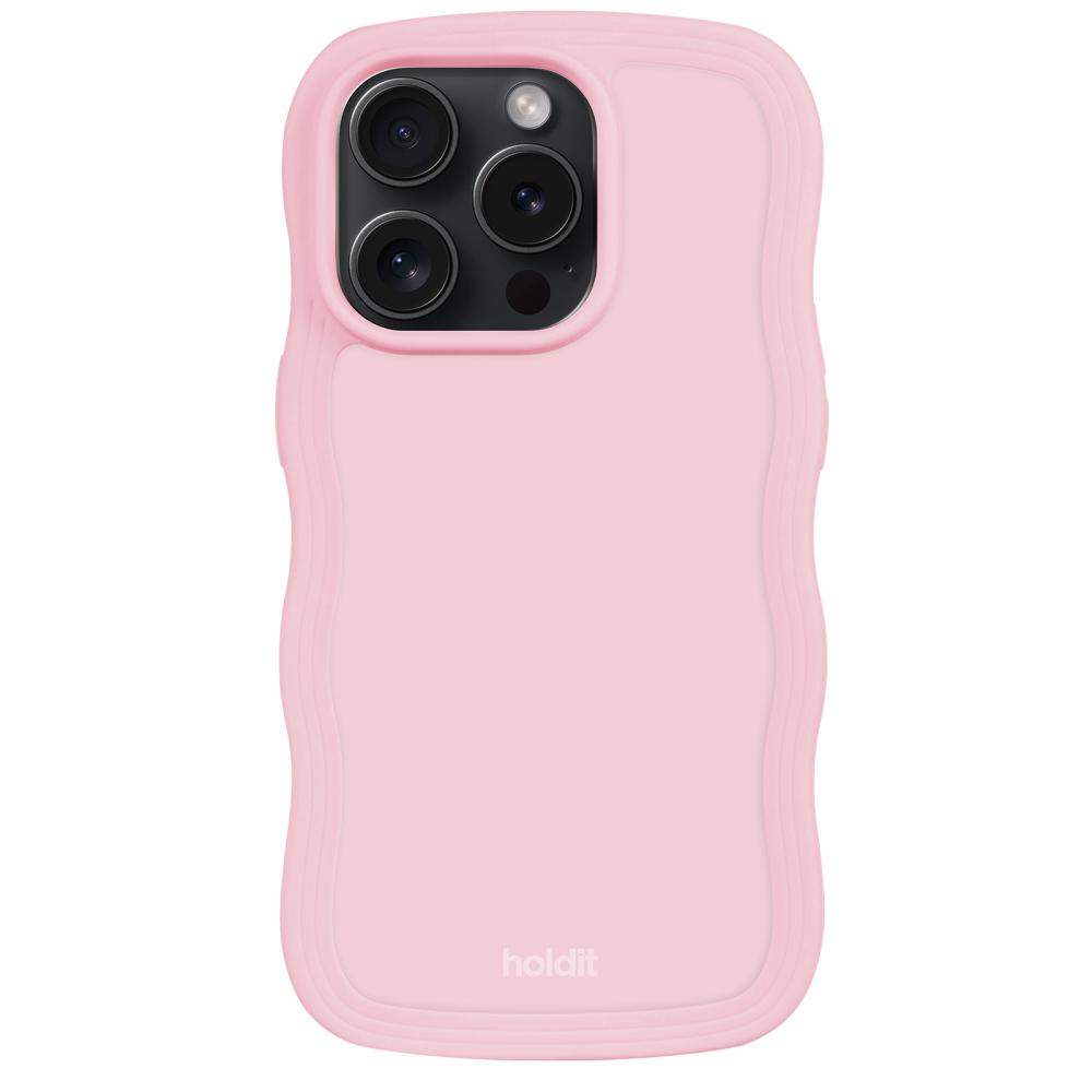 holdit holdit iPhone 15 Pro Max Skal Wavy Pink