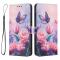  Motorola Edge 70 Fodral Med Tryck Rosa Blommor