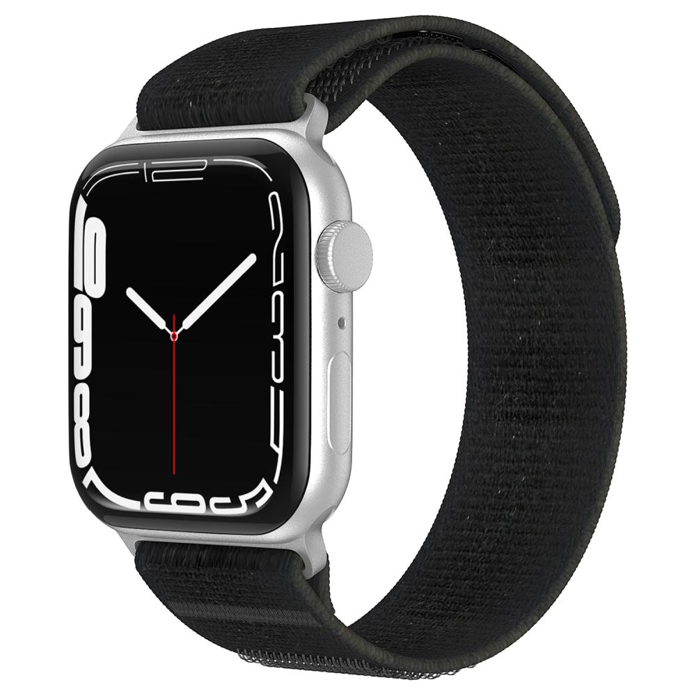 ColorPop Apple Watch 38/40/41/42 mm Armband Nylon Trail Loop Svart