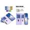  iPhone 15 Pro Fodral 9-Kort Multifunktionell Ljus Lila
