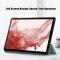  Samsung Galaxy Tab S9 Fodral Tri-Fold Svartgrön