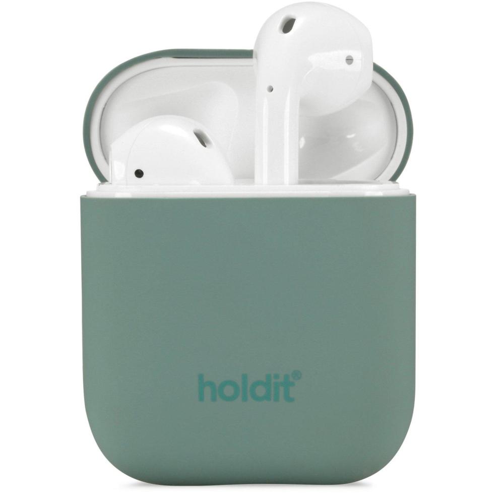 holdit holdit Silikonfodral AirPods Nygård - Moss Green
