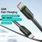 USAMS USAMS 1m 60W USB-C - USB-C Kabel Svart