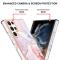  Samsung Galaxy S23 Ultra Skal Marmor TPU Roséguld