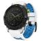 Klockarmband 26 mm Dual-Color Robust Vit/Blå