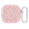  AirPods 4 Skal Med Motiv Blommor Silikon Rosa
