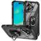  iPhone 16 Plus Skal Shockproof Ring Hybrid Svart