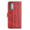  Motorola Moto G51 Fodral PU Läder Röd