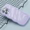  iPhone 15 Pro Mobilskal Wavy Textur Lila