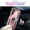  Samsung Galaxy A16 Skal Shockproof Hybrid Ring Roséguld