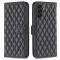  Samsung Galaxy A55 5G Fodral Diamond Läder Svart