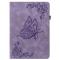  Samsung Galaxy Tab A11 Plus Fodral Butterfly Flower Lila
