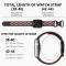 ColorPop Sportarmband Dual-Color Apple Watch 42/41/40/38 mm (M/L) Svart/Röd