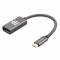  USB-C till DisplayPort DP Hona Adapter 4K 60Hz Grå