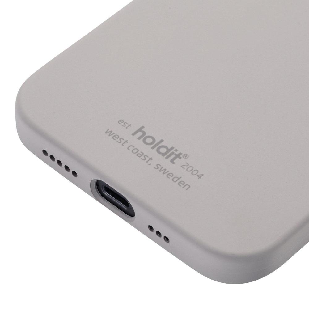 holdit iPhone 12/12 Pro - holdit Mobilskal Silikon - Taupe