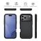  iPhone 17 Pro Skal Extreme Shockproof Hybrid Svart
