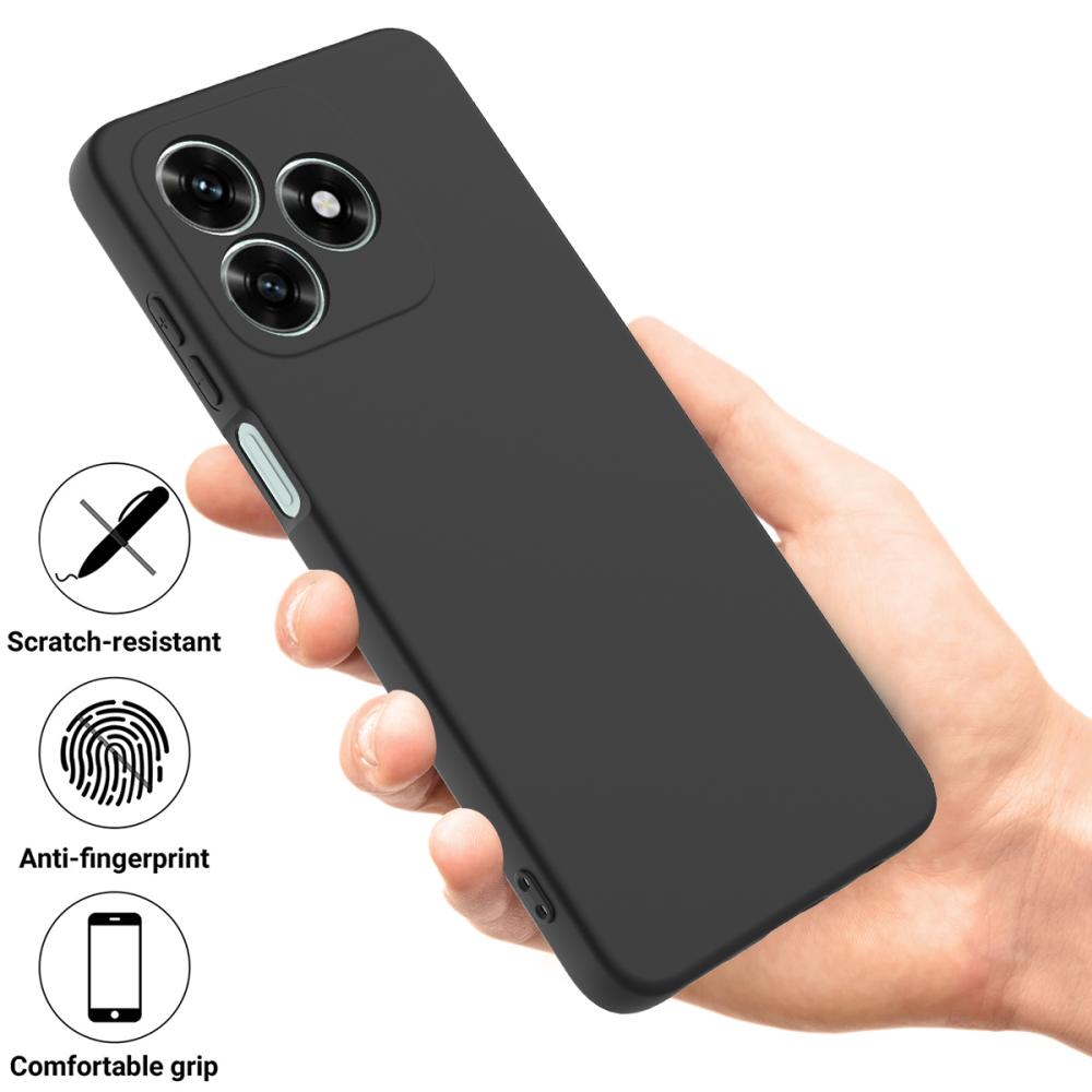  Honor X5c Plus Skal Liquid Silikon Svart