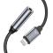 Tech-Protect Tech-Protect Ljudadapter Lightning - 3.5mm AUX Hona Nylon Svart