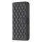  Samsung Galaxy A55 5G Fodral Diamond Läder Svart