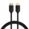BASEUS Baseus 1m 4K 60Hz HD HDMI - HDMI Kabel Svart