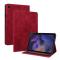  Samsung Galaxy Tab A11 Plus Fodral Butterfly Flower Röd