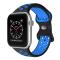 ColorPop Sportarmband Dual-Color Apple Watch 42/41/40/38 mm (M/L) Svart/Blå