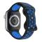 ColorPop Sportarmband Dual-Color Apple Watch 42/41/40/38 mm (M/L) Svart/Blå