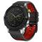  Klockarmband 26 mm Dual-Color Robust Svart/Röd