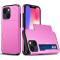  iPhone 14 Plus Skal Med Kortfack Rosa