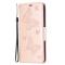  Samsung Galaxy S21 FE Fodral Butterfly Läder Roséguld