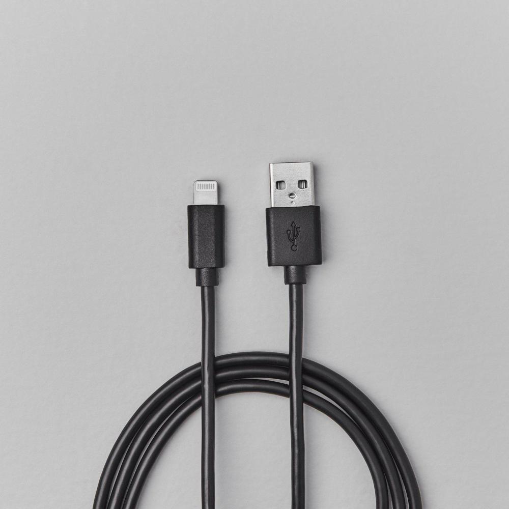 Smartline Smartline 1m MFi Lightning Laddningskabel Svart