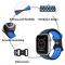 ColorPop Sportarmband Dual-Color Apple Watch 42/41/40/38 mm (M/L) Svart/Blå