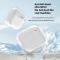  AirPods 4 Skal TPU Karbinhake Transparent
