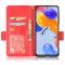  Xiaomi Redmi Note 11 Pro 5G Fodral Litchi Textur Röd