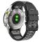  Klockarmband 26 mm Dual-Color Robust Svart/Grå