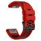  Klockarmband 26 mm Dual-Color Robust Röd/Svart