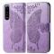  Sony Xperia 5 III Fodral Tryckt Butterfly Lila