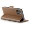 CASEME CASEME iPhone 15 Plus Fodral Läder RFID Brun