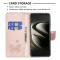  Samsung Galaxy S22 Plus Fodral Tryckt Fjäril Roséguld