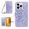  iPhone 15 Pro Fodral Solros Tryck Lila