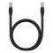 BASEUS BASEUS 1 m Cat5 RJ45 Nätverkskabel Svart