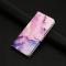  Samsung Galaxy A27 5G Fodral Läder Marmor Rosa/Lila