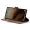 CASEME CASEME Xiaomi Redmi 13C 4G Fodral RFID Litchi Läder Brun