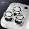 NORTHJO NORTHJO iPhone 17 Pro/17 Pro Max Linsskydd Strass Silver
