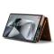 DG.MING DG.MING Galaxy S25 Ultra 2in1 Skal Magnetiskt Kortfack Brun
