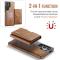 DG.MING DG.MING Galaxy S25 Ultra 2in1 Skal Magnetiskt Kortfack Brun