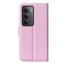  Xiaomi Redmi 15 Fodral Litchi Läder Ljus Rosa