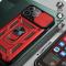  iPhone 13 Mini - CamShield Armor Hybrid Ring Skal - Silver