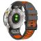  Klockarmband 26 mm Dual-Color Robust Grå/Orange